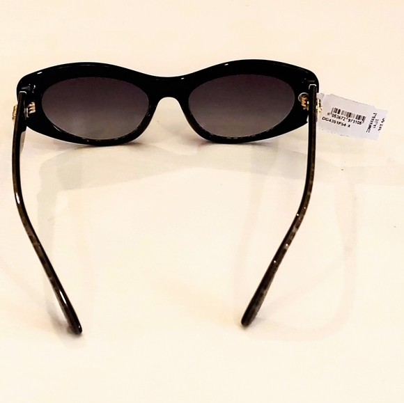 SOLD Dolce & Gabbana 53mm cat eye sunglasses NEW w case - Picture 3 of 6